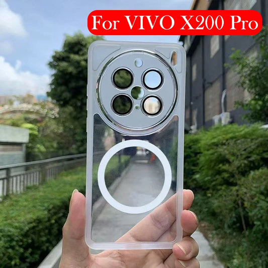 Original Case For Vivo X200 Pro Mini Wireless Charging Back Cover Case for VIVO X200 Pro