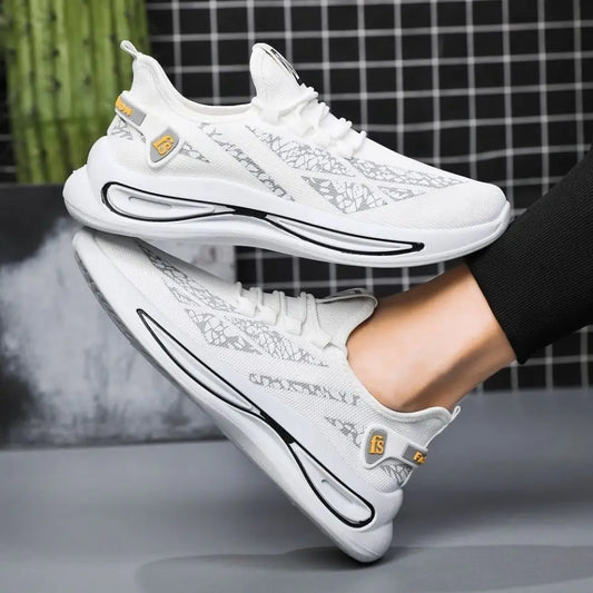 Mens Shoes Slip on Breathable Fashion Sneakers Athletic Outdoor Sport Running Shoes Comfortable Walking Training Tennis Shoes