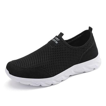 39-47 Lightweight Men's Casual Shoes Outdoor Breathable Male Casual Sneakers Anti-slip Men Walking Shoes Soft Flats Slip on 2024