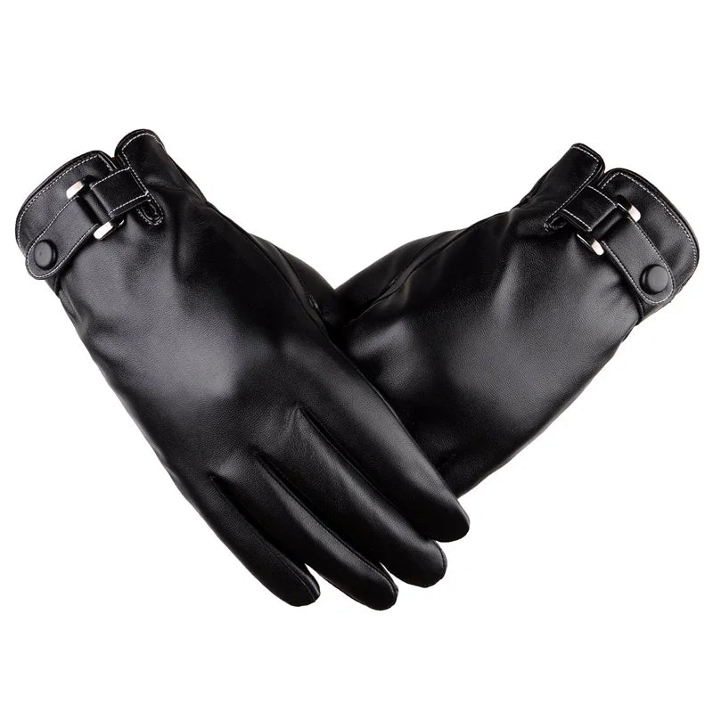 Winter Cycling Gloves Men's Motorcycle Winter Outdoor Waterproof And Cold Protection Pile Thick Riding Electric Car Warm Gloves