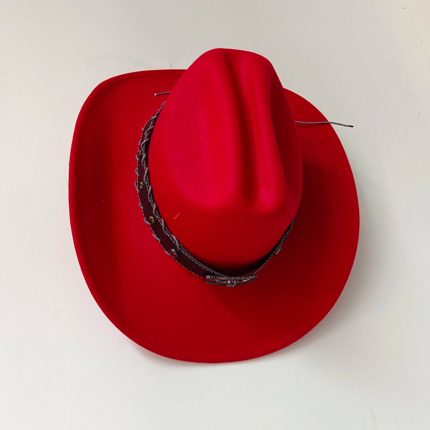 New 9CM Wide Brim Western Cowboy Hat For Men's Vintage Fascinator Cowgirl Jazz Hat Cloche Church Caps Sombrero Hombre