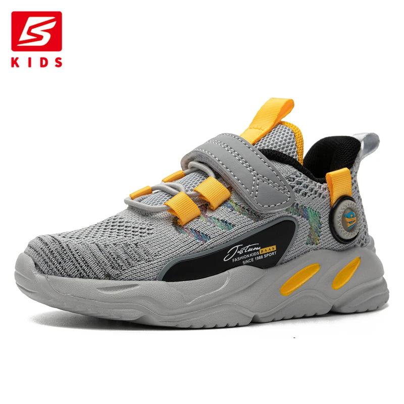 Baasploa Children's Sneakers Boys Girls Led Light Luminous Shoes Mesh Breathable Child Sports Shoe Kids Casual Walking Sneaker