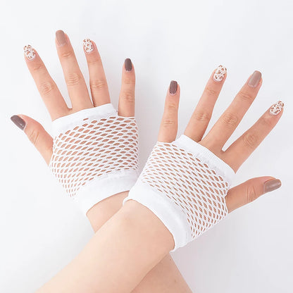 New Fashion Neon Fishnet Fingerless Long Gloves Leg Arm Cuff Party Wear Fancy Dress for Womens Sexy Beautiful Arm Warmer