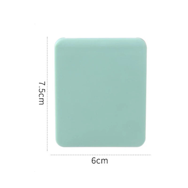 Plastic Folding Mirror Pocket Mini Portable Makeup Mirrors Travel Hand Small Mirror Vanity Foldable Compact Cosmetics Tools