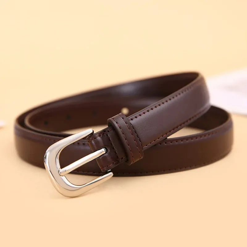 Belt for Women Designer Fashion Dress Belt Women's Trousers Belt Black Brown Waist Belts Strap for Dresses Belts for Lady CY01