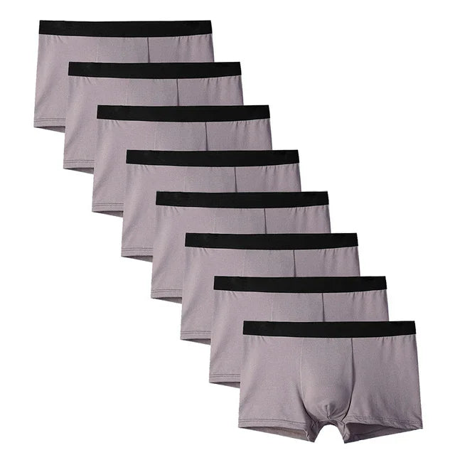 8Pcs Breathable Sexy Male Boxer Underpants New Men Boxer Mens Panties Underwears Comfortable Underwear Men's Boxers ﻿