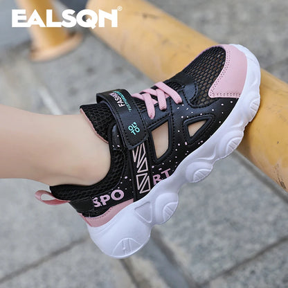 Children Girl Pink Shoes Autumn Mesh Breathable Kids Sneakers for Boy Lightweight Running Shoe Walking Soft