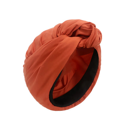 French Vintage Turban Hat Fashion Female Bandana Headband Women's Hair Cover Cap Ladies Head Wraps Muslim Headscarf Bonnet