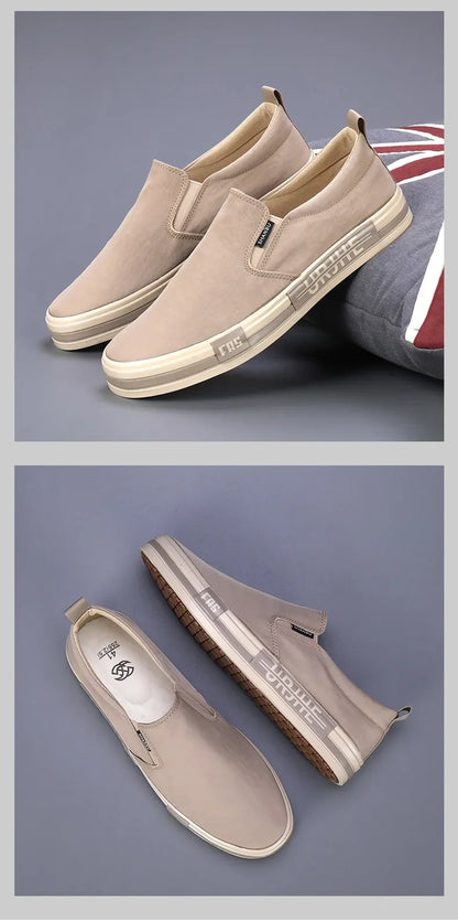 2023 Lightweight Men's Canvas Shoes Platform Comfortable Low-cut Vulcanized Shoes Men Non-slip Casual Shoes Men Flats Female