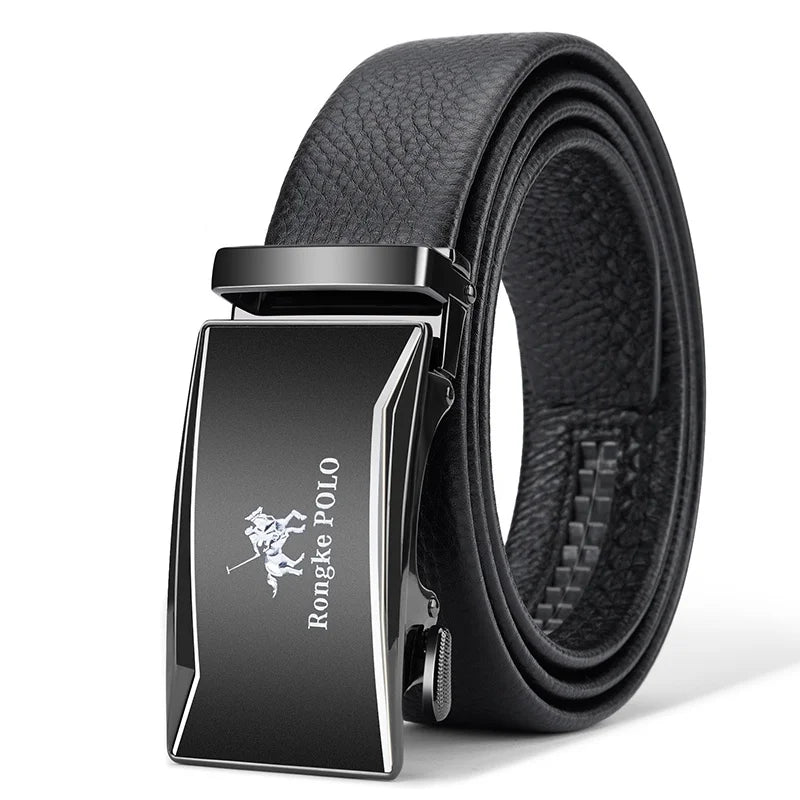 Men Genuine Leather Belt Business Belt for men Automatic Adjustable Belts Fashion Designer Style