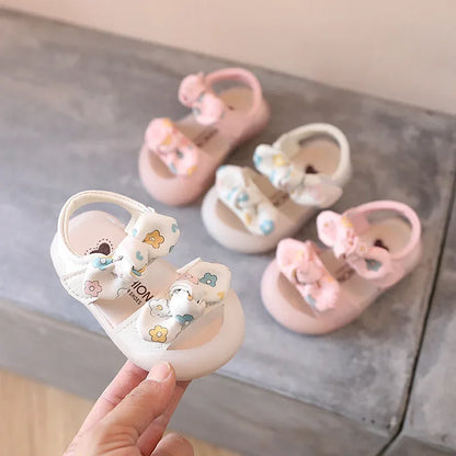 Girls Sandals Baby Baotou Toddler Shoes Girls Princess Shoes Soft Sole Girls Baby Shoes