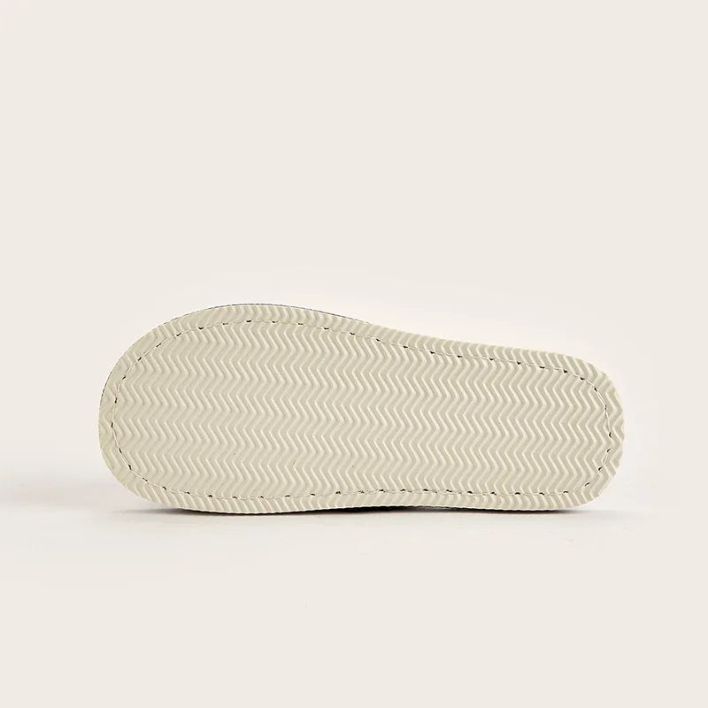 NEW Home Linen Slippers For Men In Spring&Autumn Comfortable Bedroom Open-toed&Breathable Slippers Men's & Women's Shoes Summer