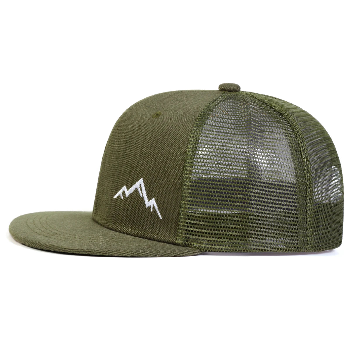 Unisex Mountain Embroidery Hip-hop Net Hats Spring Summer Outdoor Adjustable Casual Baseball Caps Sunscreen Hat