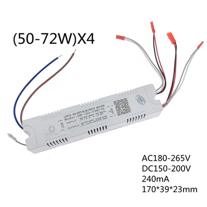 AC220V 2.4G Intelligent LED Driver RF Remote Control 12-40W 36-50W 40-60W 50-72W X2 X4 X6 X8 240mA Dimming Lighting Transformer