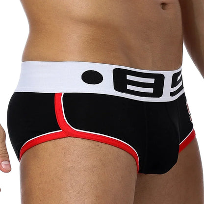 Sexy Men's Underwear Fashion Cotton Briefs Comfortable Male Jockstrap Under Wear Underpants for Men 0850