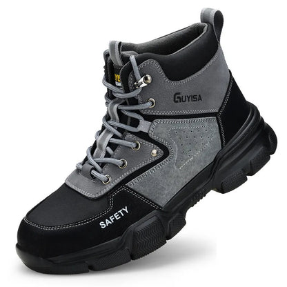 security boots for men work safety sneakers high quality Work shoes with steel toe anti slip anti puncture indestructible shoes