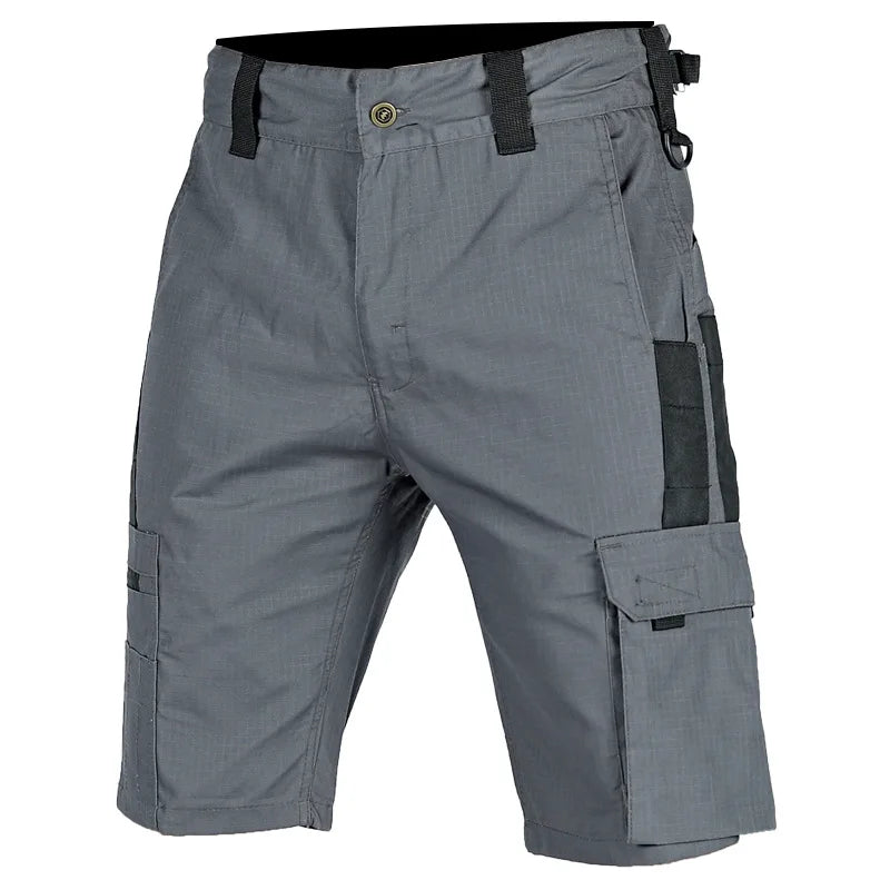 Men's Summer Casual Tactical Shorts Waterproof Military Cargo Shorts Quick Dry Multi-pocket Male Outwear Hiking Training Shorts