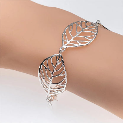 Andara Wholesale 925 Silver Bracelet Elegant Chain High Quality Jewelry For Men&Women Christmas Gifts