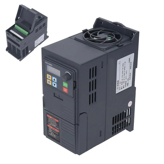 ZUKED VFD 0.75/1.5/2.2KW 3/4KW 5.5KW 7.5kw  1Ph 3Ph 220V 380V Output Frequency Converter Variable Frequency Drive