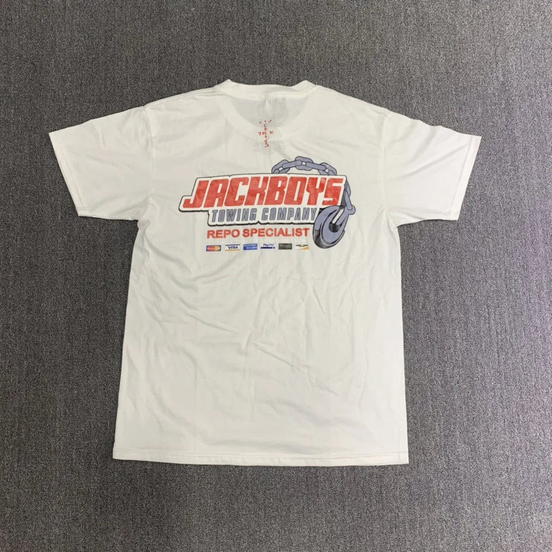 Travis Scott Cactus Jack Jackboys Rrpo Tee Peripheral Rap Short Sleeve T-shirt High Quality Luxury Brand Selling Popular Style