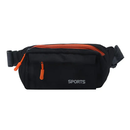 Men's Breast Package Waterproof Outdoor Sports Bag Oxford Pouch Korean-style Waist Bag Fanny Pouch Crossbody Male Banana Bag