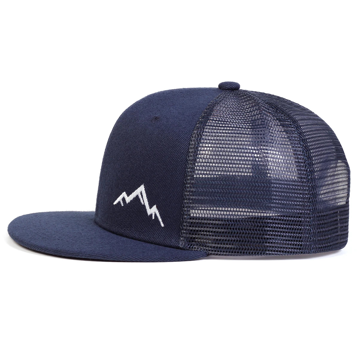 Unisex Mountain Embroidery Hip-hop Net Hats Spring Summer Outdoor Adjustable Casual Baseball Caps Sunscreen Hat