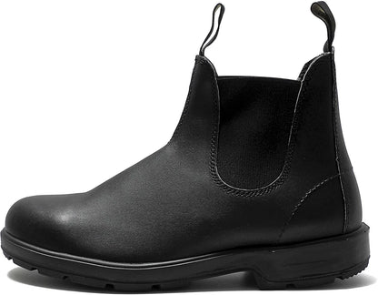 Mens Leather Boots Casual Slip on Formal Oxfords Boot Vintage Couple Shoes Classcis Man Chelsea Boots Black Casual Vintage Boots