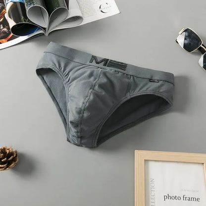 Men's Panties Cotton Briefs Letter Pattern Soft Breathable Cotton Sexy Panties 3D Underpants Underwear Male Clothing