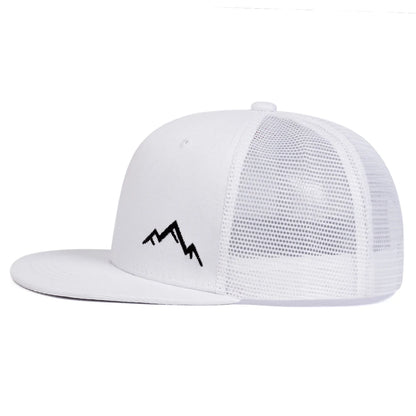 Unisex Mountain Embroidery Hip-hop Net Hats Spring Summer Outdoor Adjustable Casual Baseball Caps Sunscreen Hat