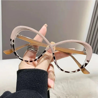 Luxury Men Women Presbyopia Glasses Blue Light Blocking Plus Diopter Glasses Unisex Ladies Fashion Trendy Far Sight Eyeglasses