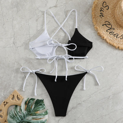 2024 String Bikini Women Brazilian Swimsuit Sexy Push Up Swimwear Female Bathers Bathing Swimming Suit Summer Beachwear