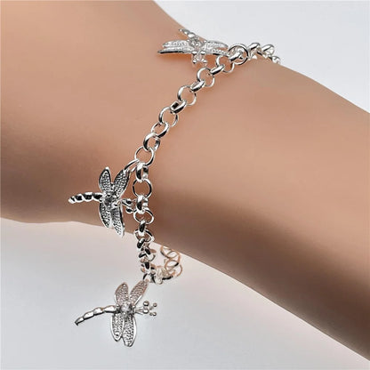 Andara Wholesale 925 Silver Bracelet Elegant Chain High Quality Jewelry For Men&Women Christmas Gifts