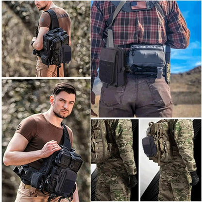 Tactical Molle Pouch Waist Bag Outdoor Men EDC Tool Pouches Utility Gadget Organizer Vest Fanny Pack Purse Mobile Phone Case