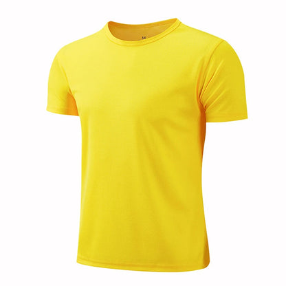 T Shirt Women Men O Neck Quick-dry Tees Women Simple Short Sleeve Solid Color Slim Fit T-Shirts For Unisex Tops Summer