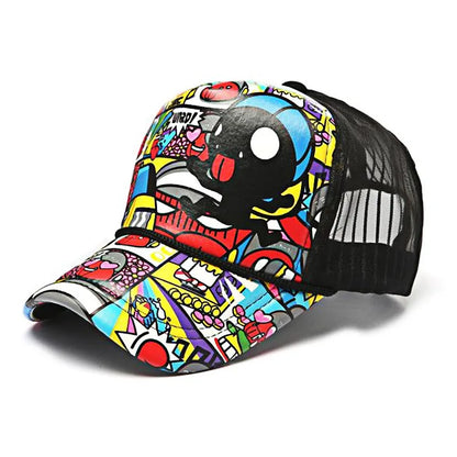 Wholesale Adult Summer Sun Hats Men Cool Hiphop Punk Rock Truck Cap Women Fashion Mesh Baseball Caps