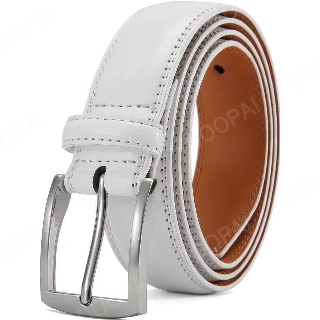 Men Belts Men's Vintage Casual Belt Black Pin Buckle Metal Automatic Buckle Strap Male Plus Size 105 115 125 135 145 155cm