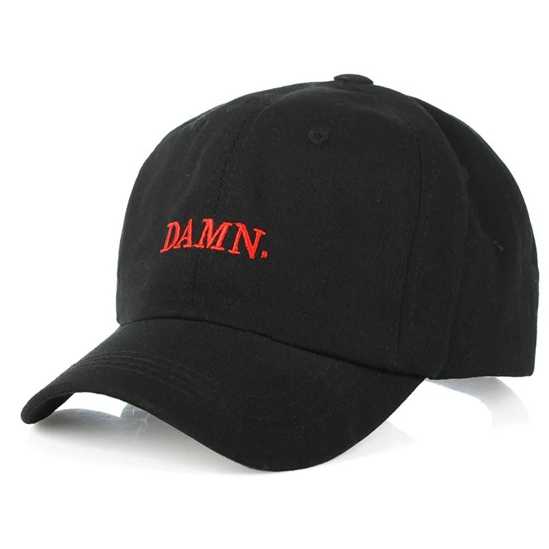 Unisex Spring summer DAMN Hats Embroidered Earth Dad Hat Hip Hop cap Kendrick lamar Rapper Snapback hats Baseball Cap wholesale