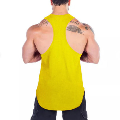 Running Vest Men Fitness Y Back Stringer Tanktop Summer Gym Clothing Summer Mesh Sport Vest Men Bodybuilding Sleeveless Shirt