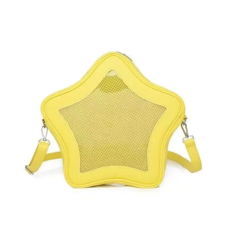 Original Cute Kawaii Ita Bag Anime Five Pointed Star Two-Dimensional Crossbody Bag Street Fashion Women Mini Shoulder Bag