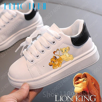 Lion King boys shoes Fashion Children Sneakers Cartoon Student  baby Soft Running Casual Sports Shoes Christmas Gift