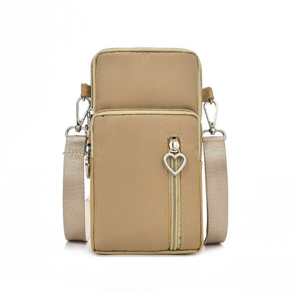 Small Shoulder Bags Nylon Women Mobile Phone Bags Mini Female Messenger Purse Lady Wallet New 2024 Female CrossBody Bag