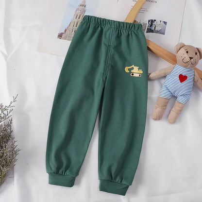 Cotton Kids Pants 1-5 Years Baby Boys Leisure Sport Pants Little Girls Trousers Children Toddler Sweatpants Casual Pants