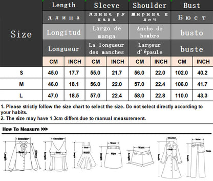 TRAFZA Women Cropped Knit Cardigan Sweater Single Breasted Long Sleeve O Neck Coat Elegant Solid Outerwear Female Chic Top