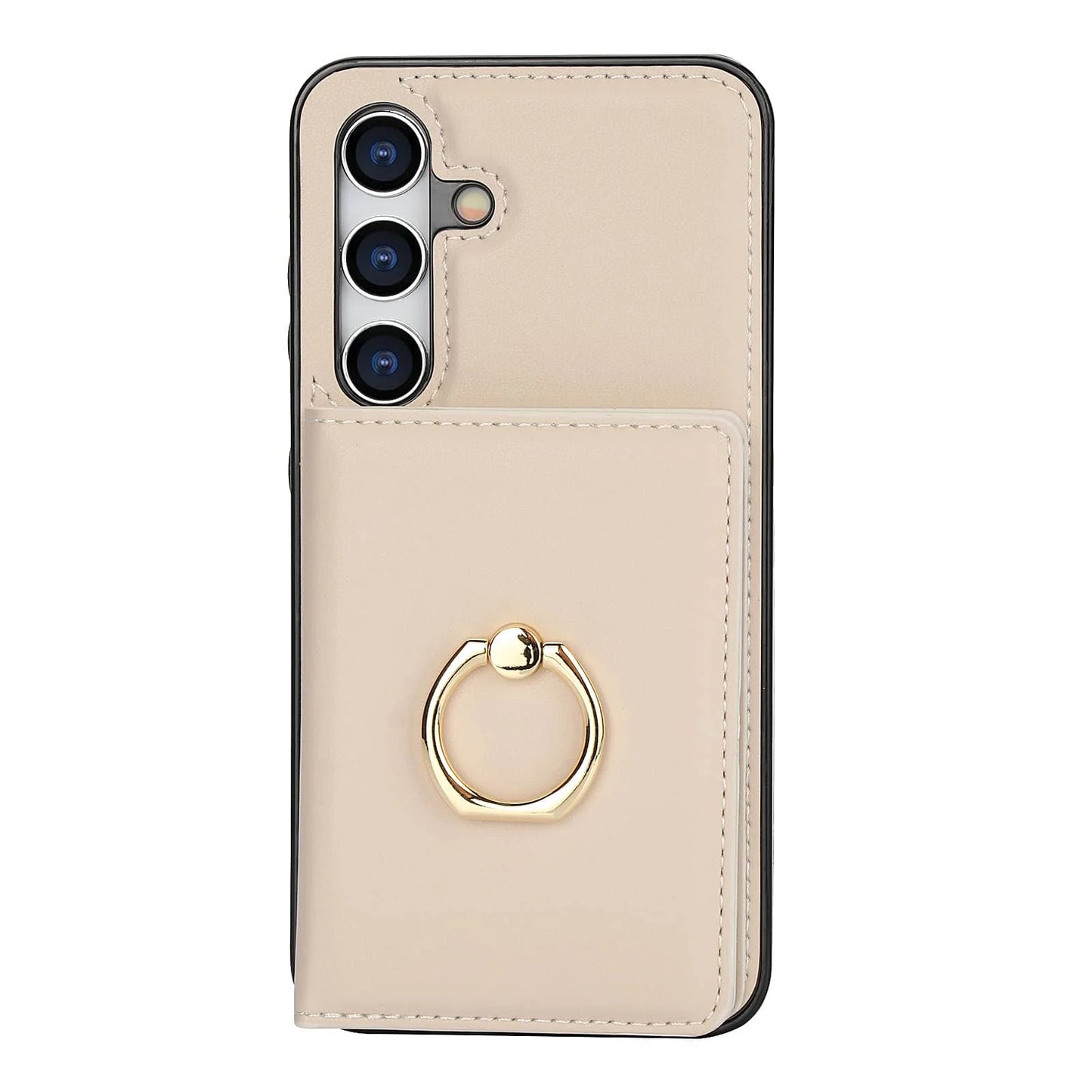 Wallet Case with Card Holder, 360° Rotation Ring Kickstand Magnetic Clasp for Samsung Galaxy A55/A35/A25/A12/A15/A54/A14/A73/A53