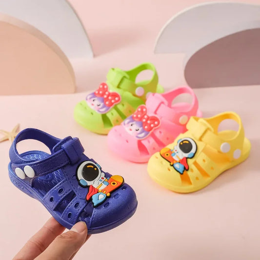 Children's sandals baby gril shoes boys slippers soft soled summer beach style  girls sandals