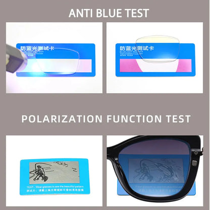 48337 Anti Blue Light Glasses Frames Polarized Sunglasses Clip Men Women Multifunctional TR90 Fashion Computer Eyeglasses