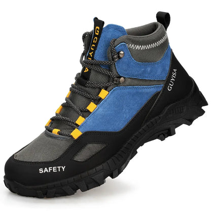 security boots for men work safety sneakers high quality Work shoes with steel toe anti slip anti puncture indestructible shoes