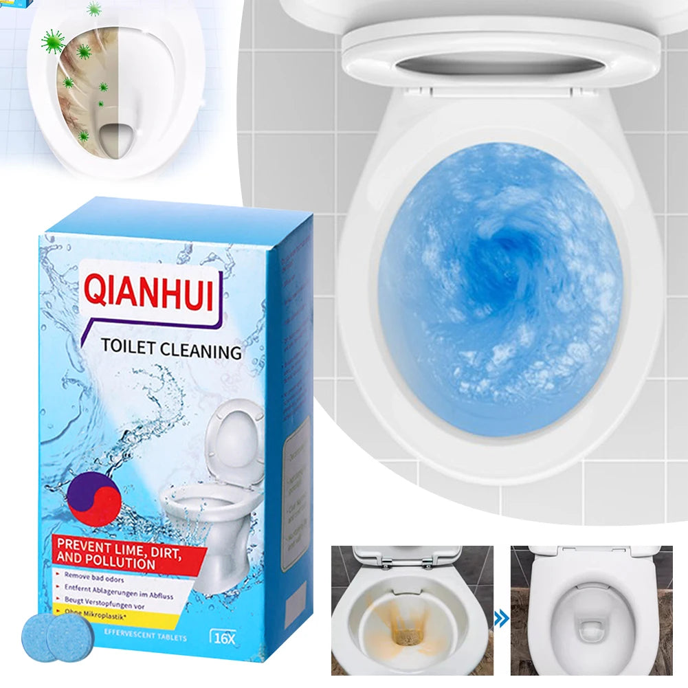 Powerful Toilet Cleaner for Descaling Deodorizing Long Lasting Effect Toilet Deodorizer Tablets for Bathroom