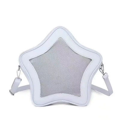 Original Cute Kawaii Ita Bag Anime Five Pointed Star Two-Dimensional Crossbody Bag Street Fashion Women Mini Shoulder Bag