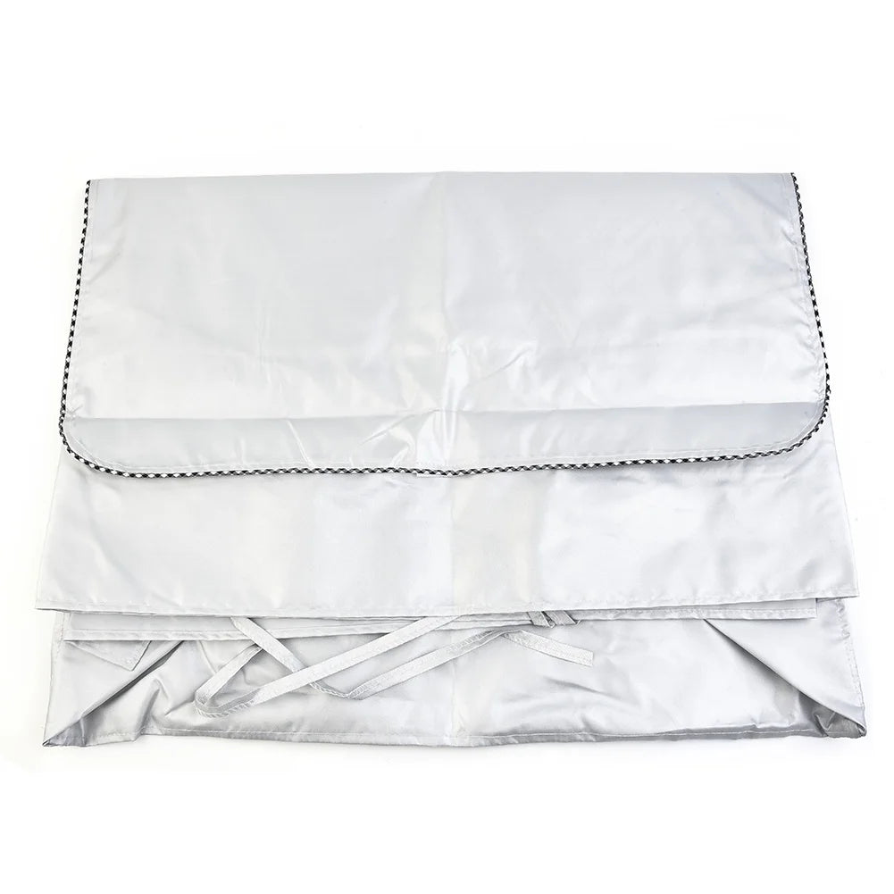 Silver Washing Machine Cover Waterproof Washer Cover For Front Load Dryer Household Protective Cover Home Accessories